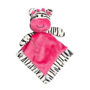 Tender Kisses Zebra Baby Lovey 12x12 Inches